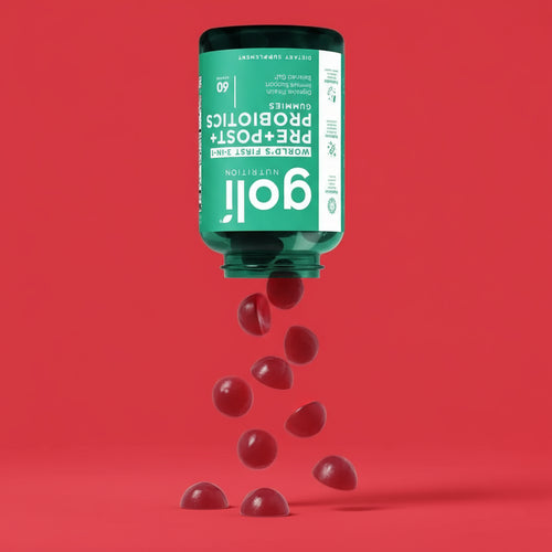 Goli Nutritional Supplement Pre+Post+Probiotics Gummy Worlds First 3-in-1